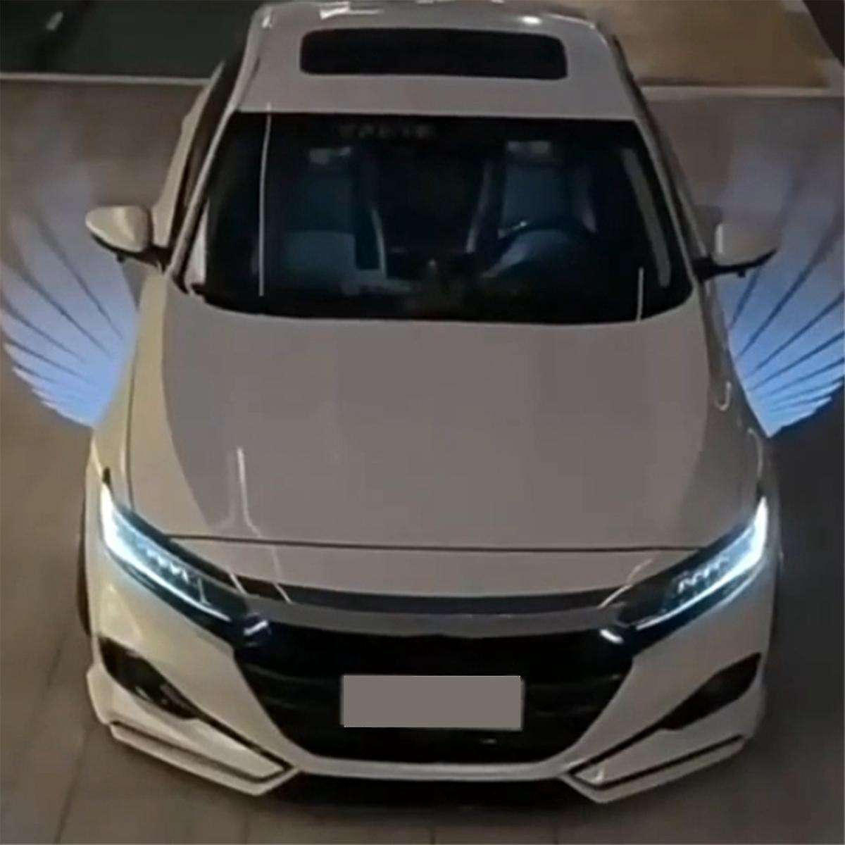 Car Side Rearview Mirror Welcome Lights Angel Wing Universal LED Projector Laser Light Ambient Ligh