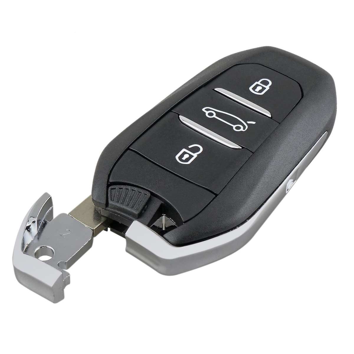 Car Smart Remote Key 3 Button 433Mhz 46 CHIP Fit for 208 3008 508 5008 Expert (C)