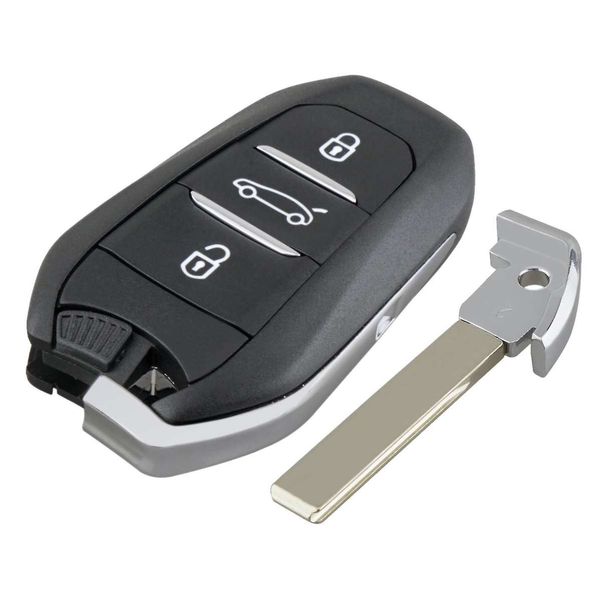 Car Smart Remote Key 3 Button 433Mhz 46 CHIP Fit for 208 3008 508 5008 Expert (C)