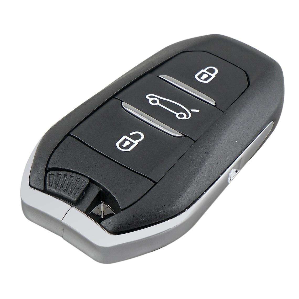 Car Smart Remote Key 3 Button 433Mhz 46 CHIP Fit for 208 3008 508 5008 Expert (C)
