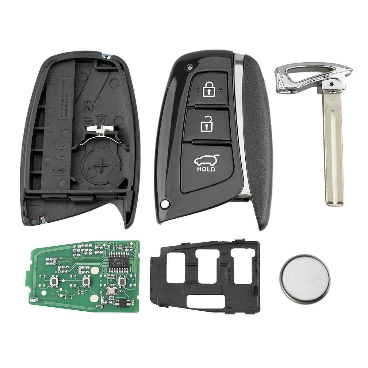 Car Smart Remote Key 3 Button 433Mhz 46 Chip Fit for New IX45