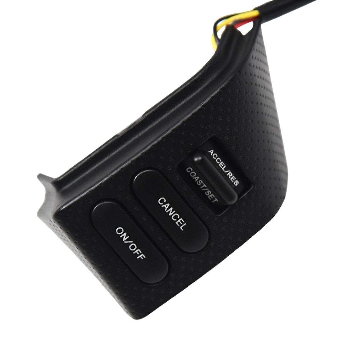 Car Speed Cruise Control Switch for Sylphy 2008-2019 Steering Wheel Button with Wiring Harness Black