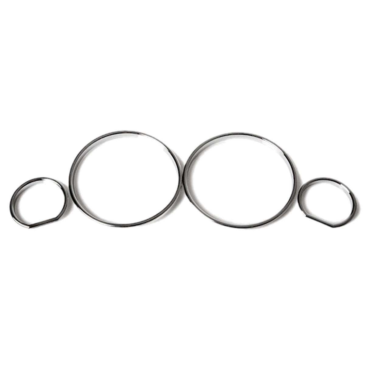 Car Speedometer Cover Bezel Trim Dashboard Gauge Ring Set for E32 / E34 Models