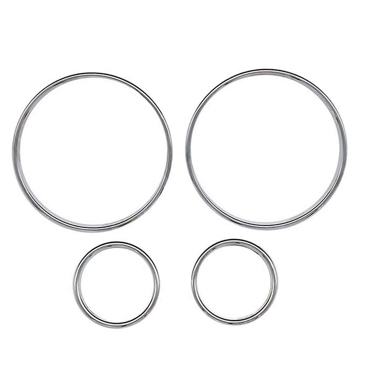 Car Speedometer Cover Bezel Trim Dashboard Gauge Ring Set for E39 5 Series E38 7 Series E53 X5