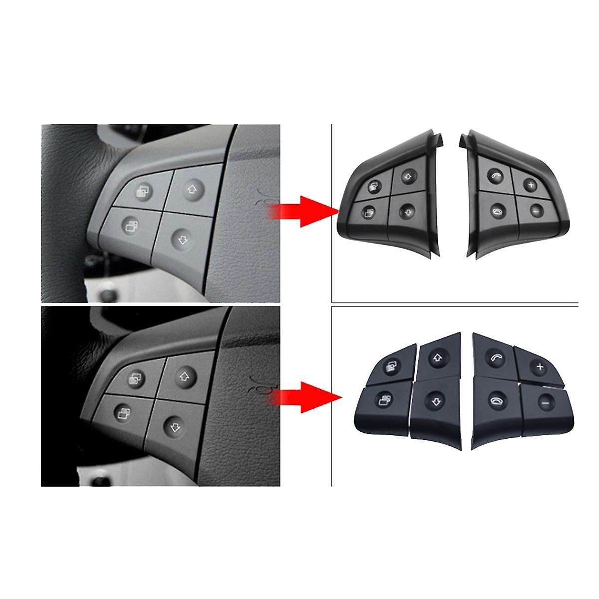 Car Steering Wheel Control Switch Button 4 Keys for W164 ML B/R-CLass 2006-2009 W251 Master Knob Bla