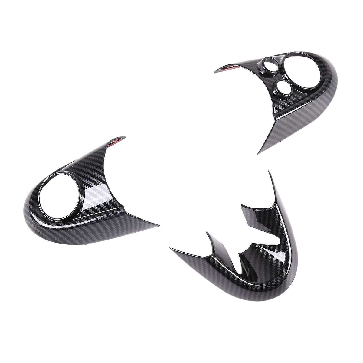 Car Steering Wheel Cover Carbon Fiber ABS Sticker Cover Trim for- F54 F55 F56 F57 F60