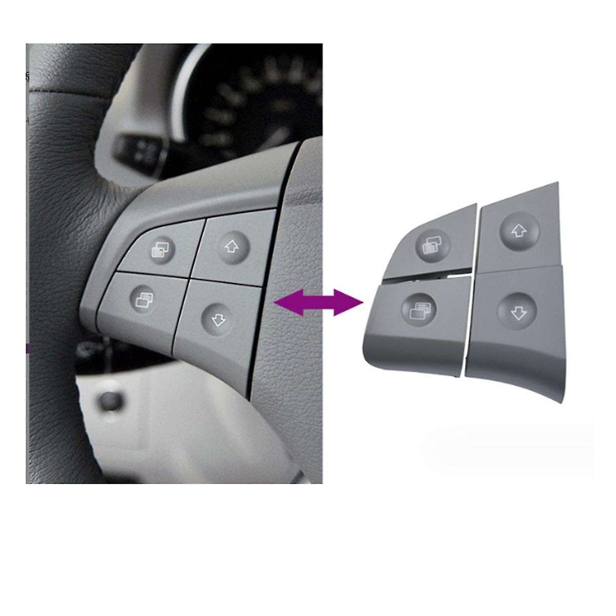Car Steering Wheel Control Switch Button for W164 ML B/R-CLass W251 W245 Grey