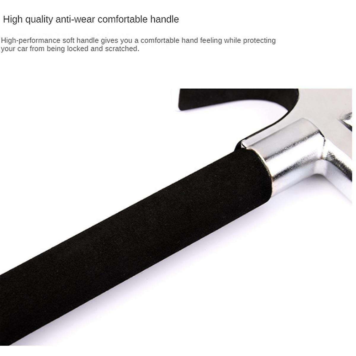 Car Steering Wheel Lock, Wheel Lock, Vehicle Anti-Theft Lock Adjustable Length Clip Double Hook