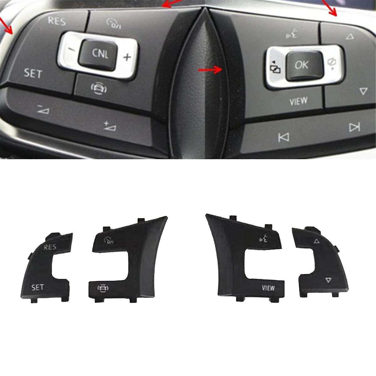 Car Steering Wheel Multifunction Button Cover 5G0959442 for Golf 7 7.5 TRoc GLI GTE