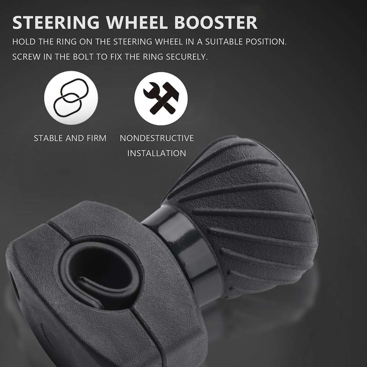 Car Steering Wheel Power Handle Knob Steering Wheel Booster Ball Universal Knob Universal