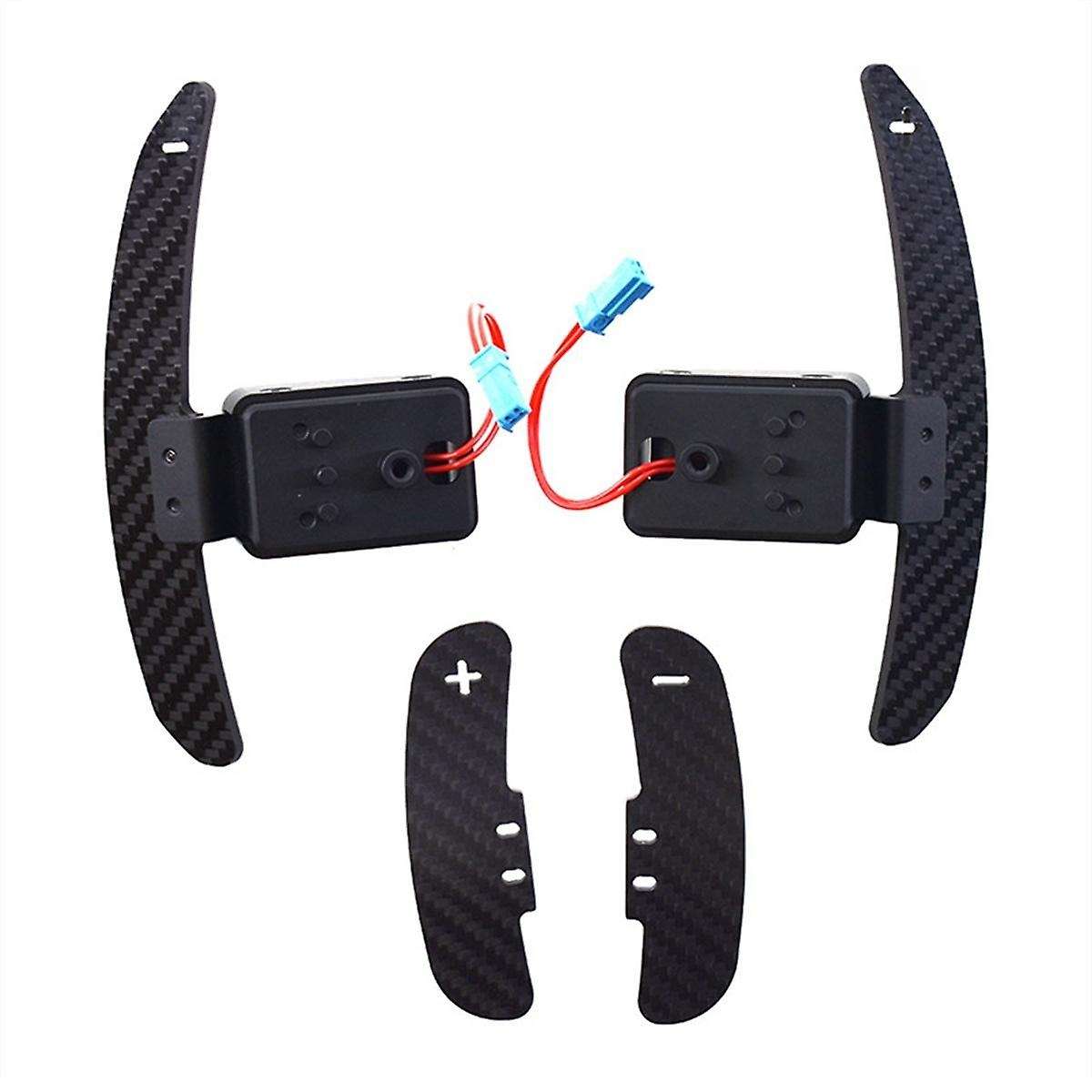 Car Steering Wheel Shift Paddle Magnetic Carbon Fiber Paddle Shifter Extensions for 1 2 3 4 5 6 7 8