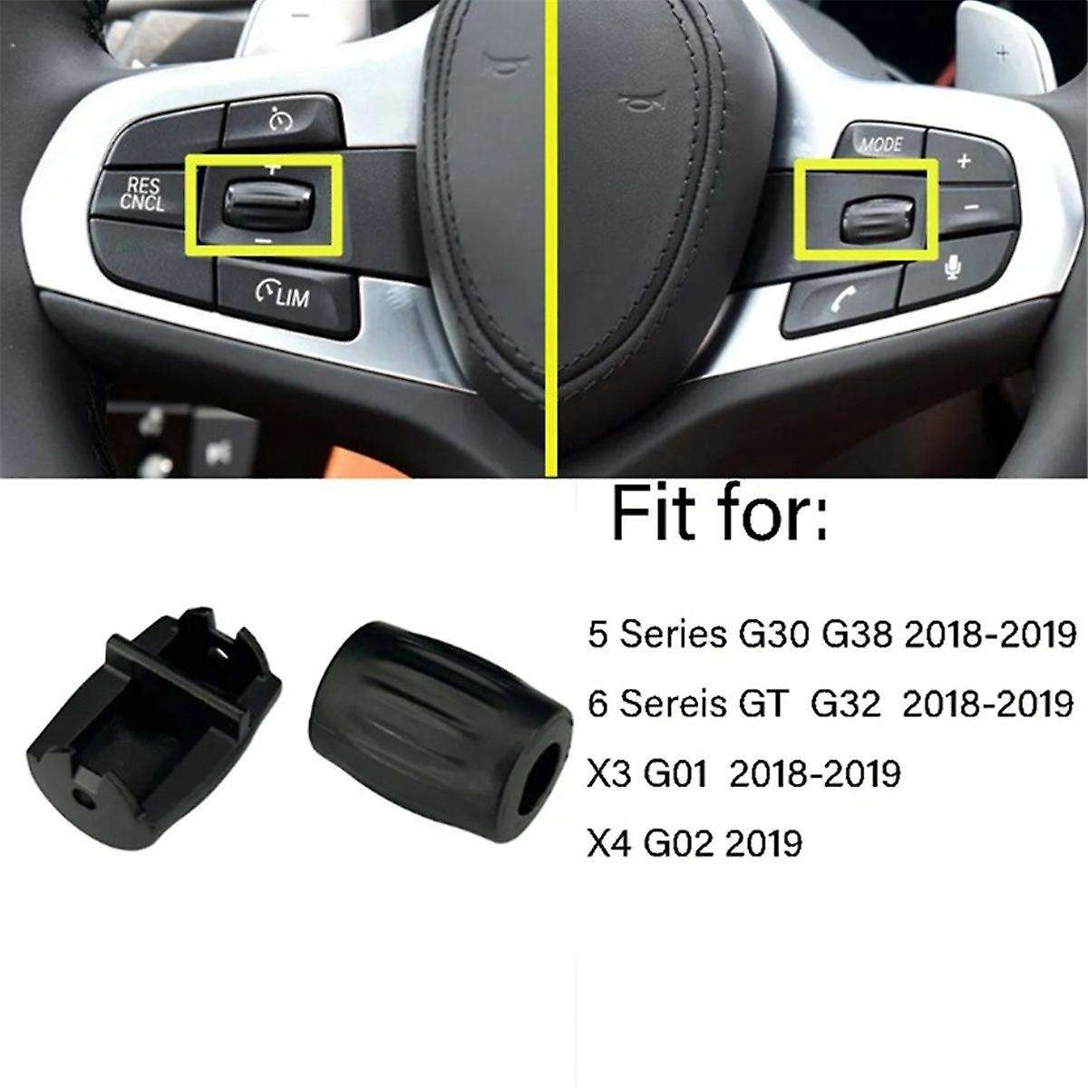 Car Steering Wheel Switch Multi-Functional Button for 5 6 Series G30 G32 X3 G01 2018-2019 X4 G02 Car