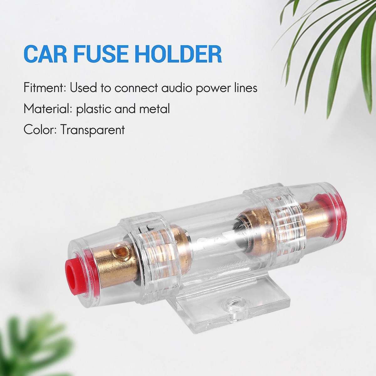 Car Stereo 8 Gauge Support Fuse Holder and Fuse 60 Amp Audio Cable