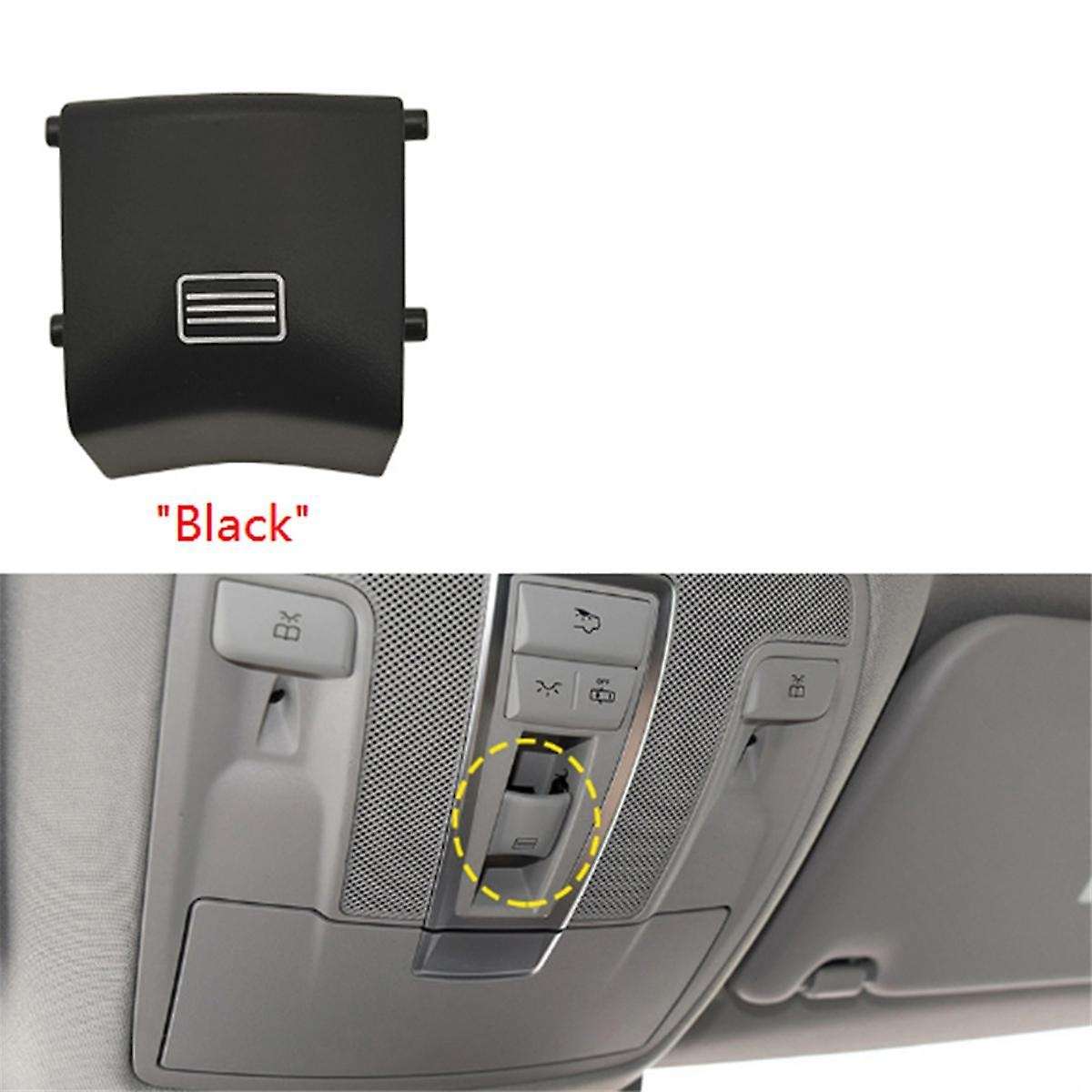 Car Sunroof Window Switch Button Cover Indoor Ceiling Light Switch for ML G W166 W292 W463 Black