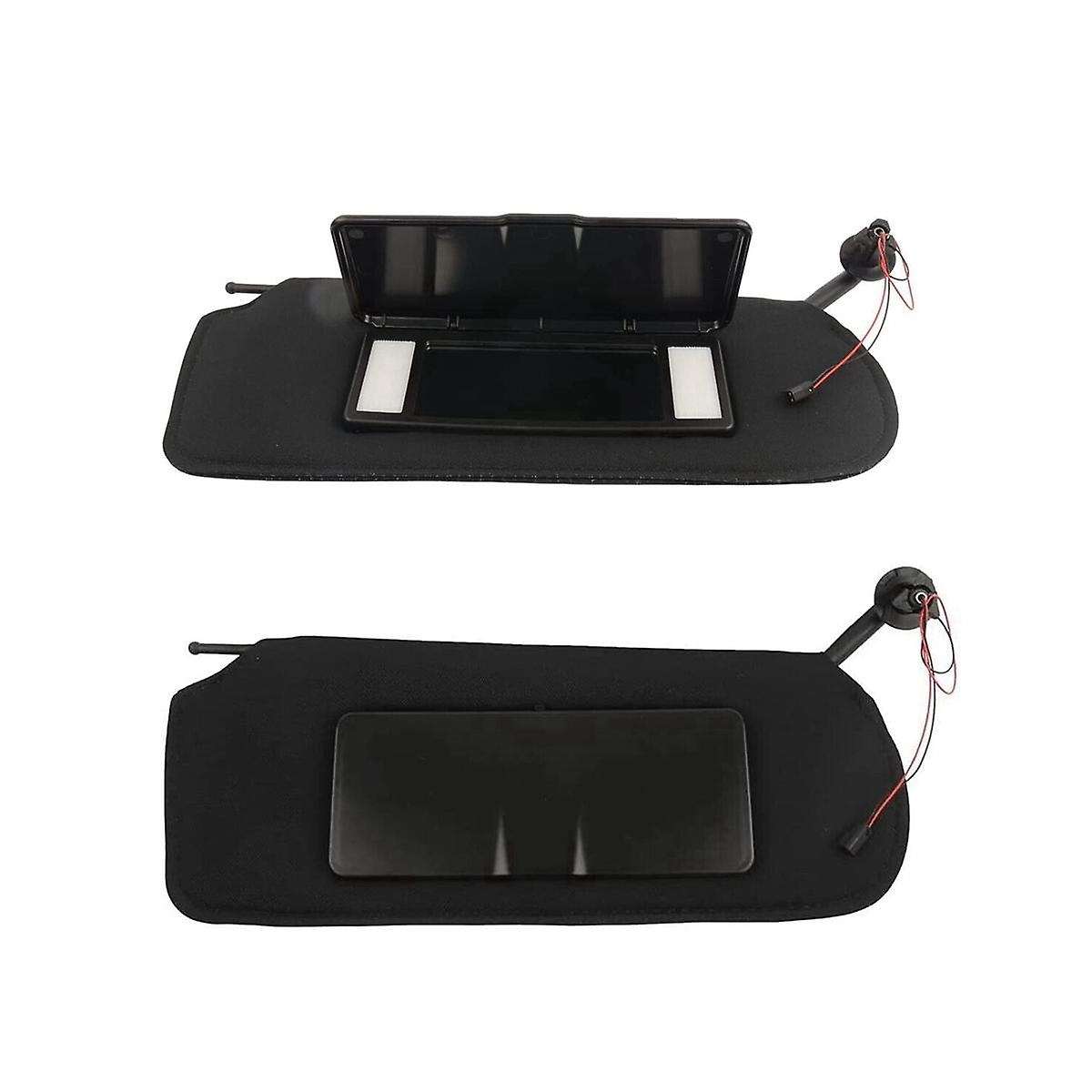 Car Sunvisor Visors with & LED Lights for Corvette C5 1997-2004 10442033 10442034