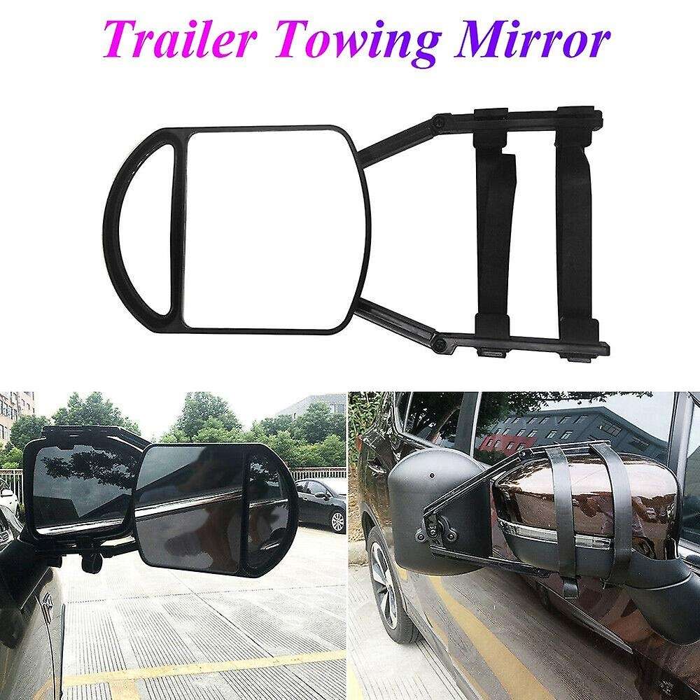 Car Towing Mirror Adjustable Dual Extension Long Arm Wing for RV Trailer Truck