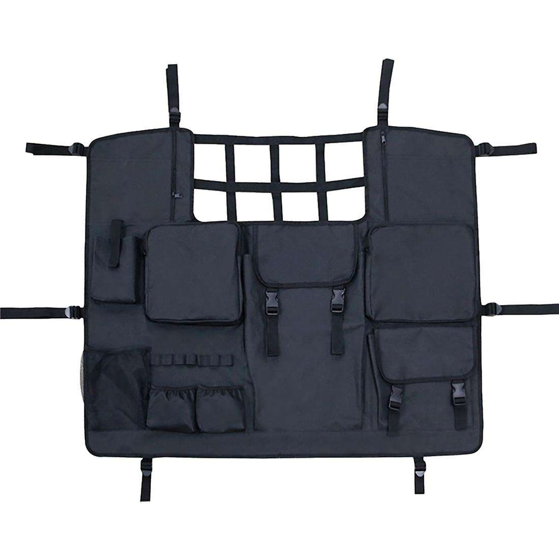 Car Trunk Pet Isolation Net Storage Bag Multi-Pockets Trunk Cargo Tool Organizers for JK JL 2007-202