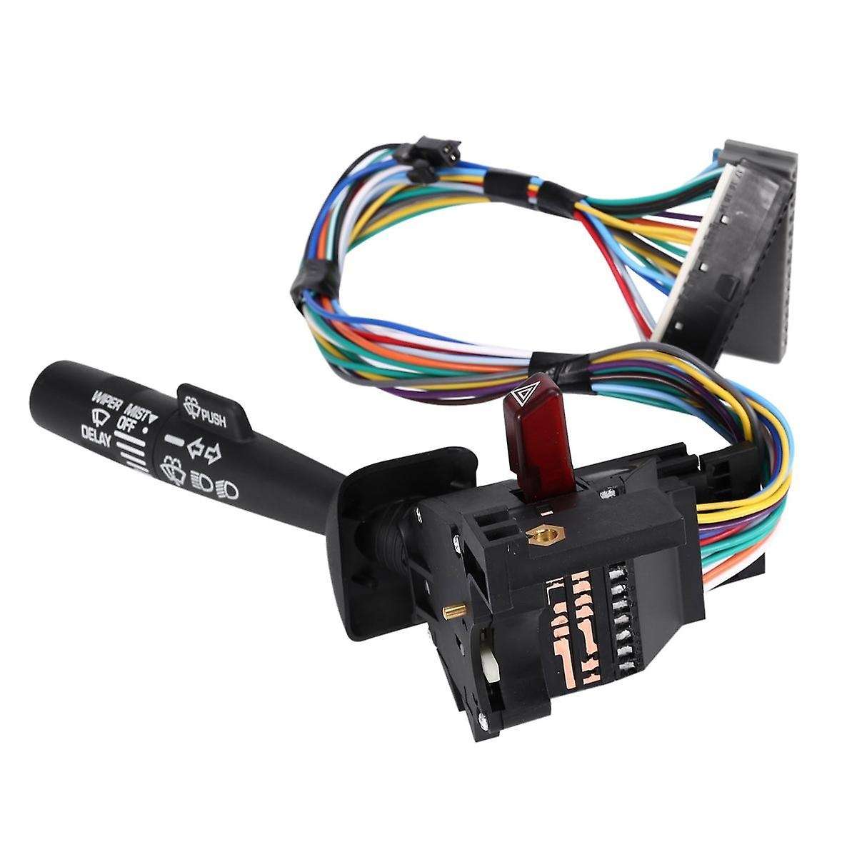 Car Turn Signal Switch Wiper Lever Hazard Warning Switch Combo for C1500 C2500 C3500 K1500 Pickup