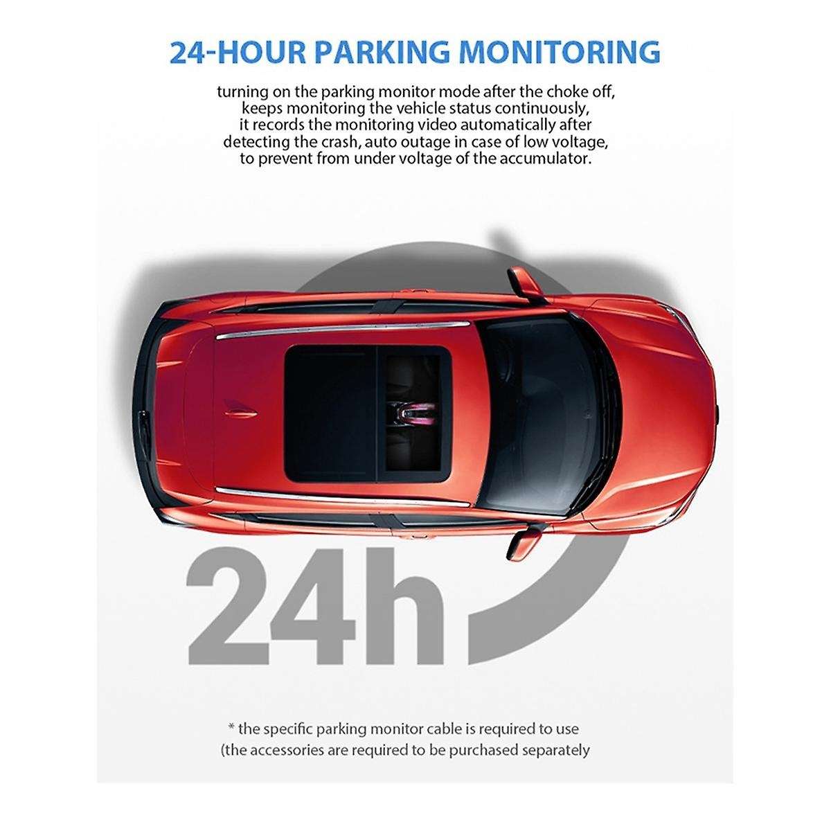 Car Ultra High Definition 4k Uhd Front and Rear Dual Recording Driving Recorder Adas Gps Wifi A800s