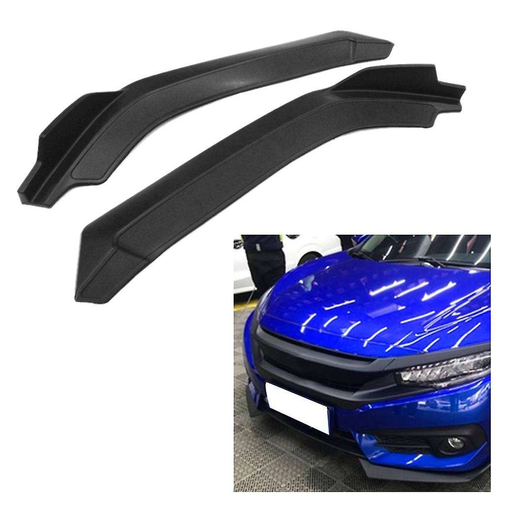 Car Universal Front Bumper Lip Changer Wrap Angle Split Front Shovel Front Lip Splitter for