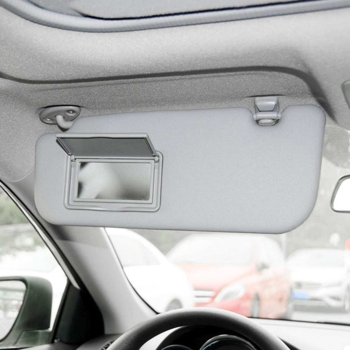 Car Visor Makeup Mirror Right for Levin 2014-2019 Windscreen Visor Auto Accessories Gray
