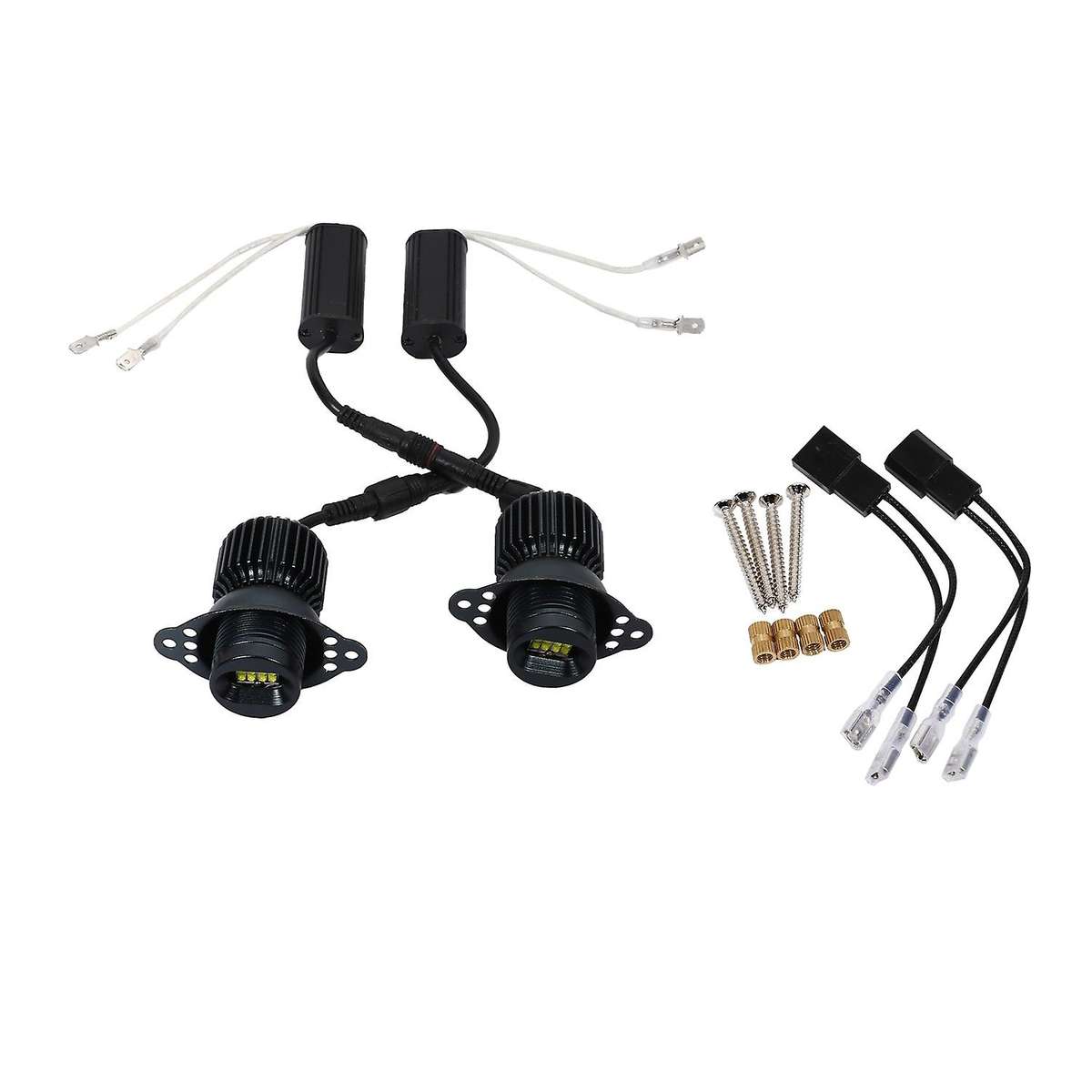 Car White 80W LED Angel Eye Kit for - E90 E91 2009-2011