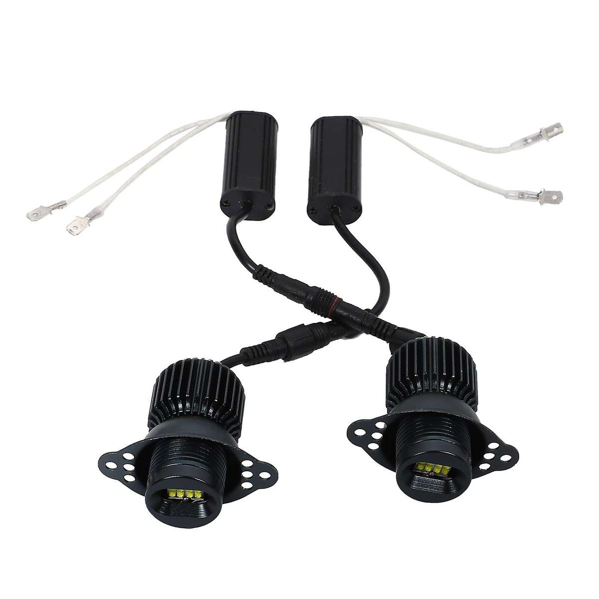 Car White 80W LED Angel Eye Kit for - E90 E91 2009-2011