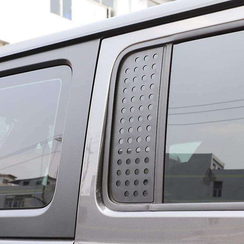 Car Window Decorative Cover Trims, Rear Window Aluminum Alloy Cover for Wrangler JL 2018-2020