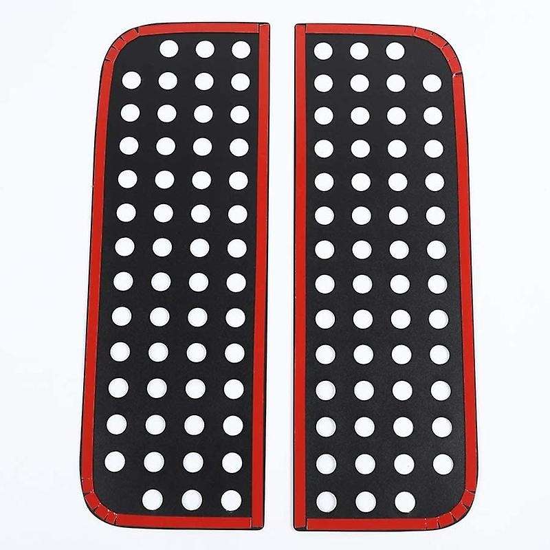 Car Window Decorative Cover Trims, Rear Window Aluminum Alloy Cover for Wrangler JL 2018-2020