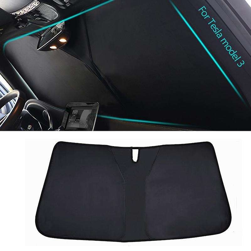 Car Windshield Sun Shades Sunshade Cover Windscreen Protector for Black (134X89 cm)