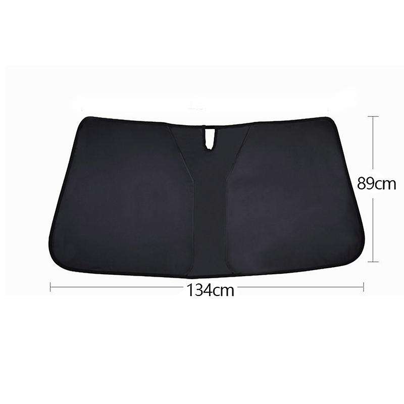 Car Windshield Sun Shades Sunshade Cover Windscreen Protector for Black (134X89 cm)