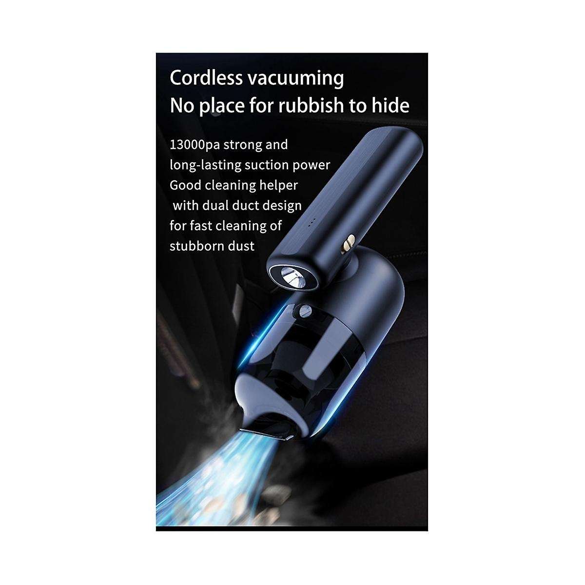 Car Wireless Vacuum Cleaner Power Bank Lighting Pump Portable Folding Powerful Vacuum Cleaner