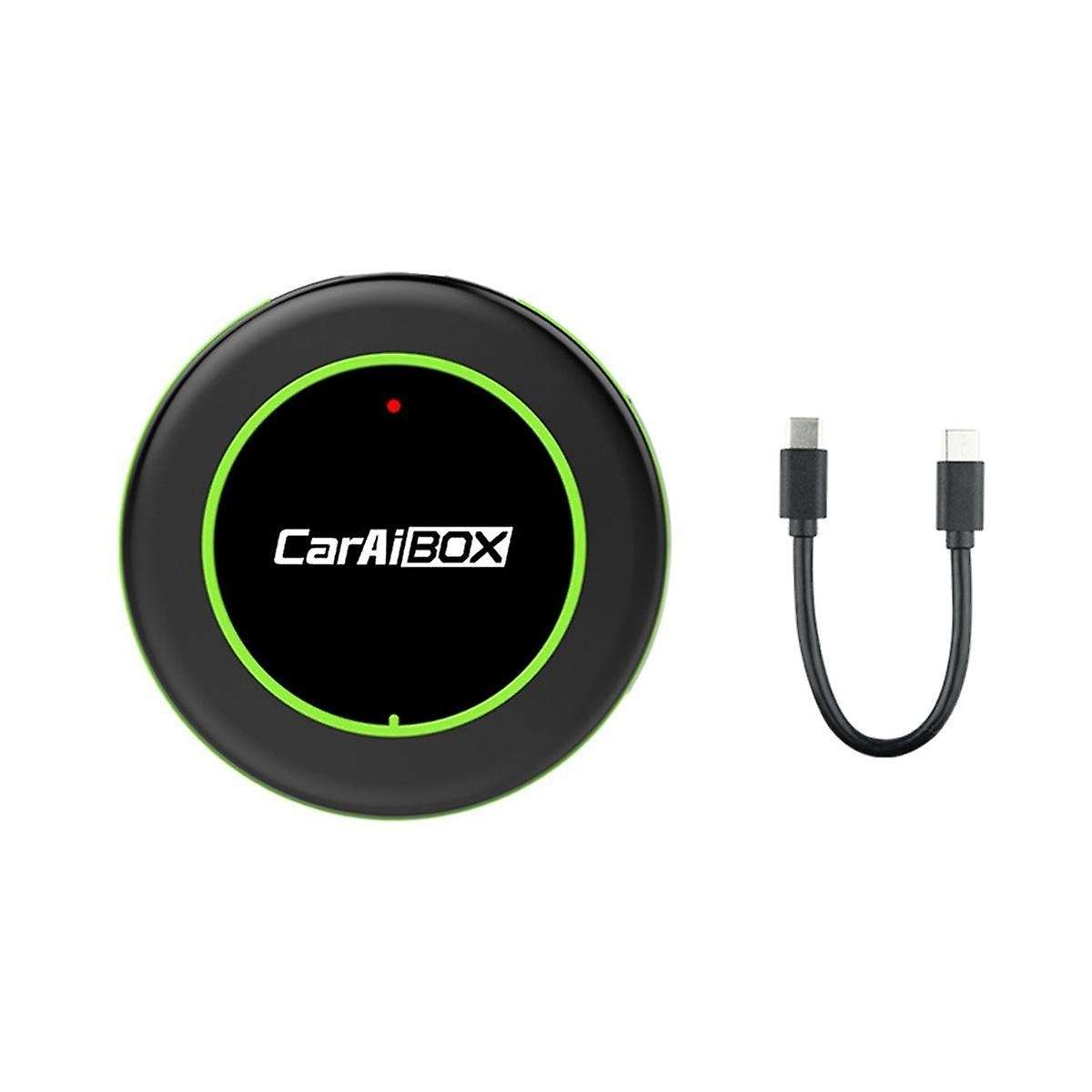 CarAiBOX CarPlay Adapter Wired to Wireless Carplay Screen Projection Box Car Smart AI BOX Plug and P