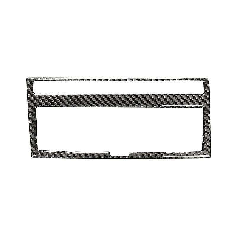 Carbon Fiber Air Conditioning CD Panel Cover Trim for - A6 2005 2006 2007 2008 2009 2010 2011 Car Ac