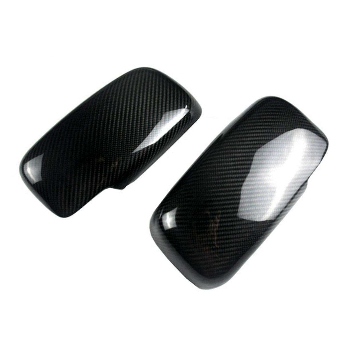 Carbon Fiber Car Rear View Mirror Cover Trim for 7 8 9th 2001-2007