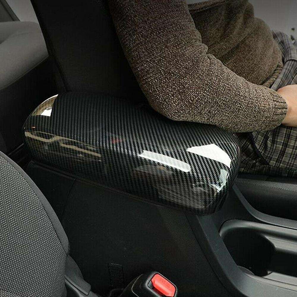 Carbon Fiber Center Console Armrest Cover Armrest Box Panel Trim for 2019 2020
