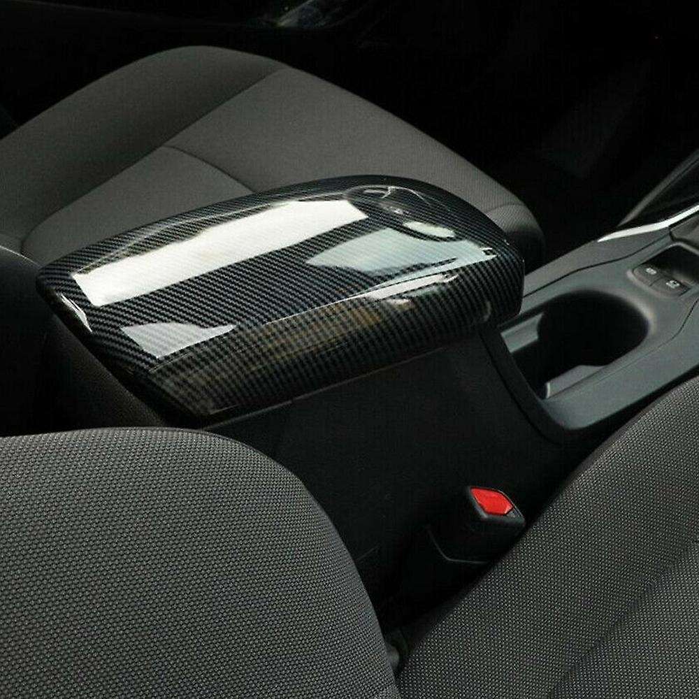 Carbon Fiber Center Console Armrest Cover Armrest Box Panel Trim for 2019 2020