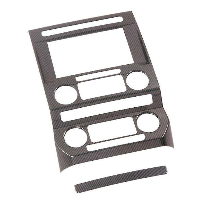Carbon Fiber Center Control Navigation Panel Cover Trim Air Conditioner Outlet Frame Accessories for