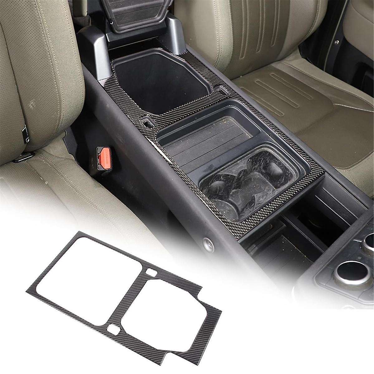 Carbon Fiber for 90 110 130 2020-2024 Center Console Storage Panel Cover Trim Interior Accessories