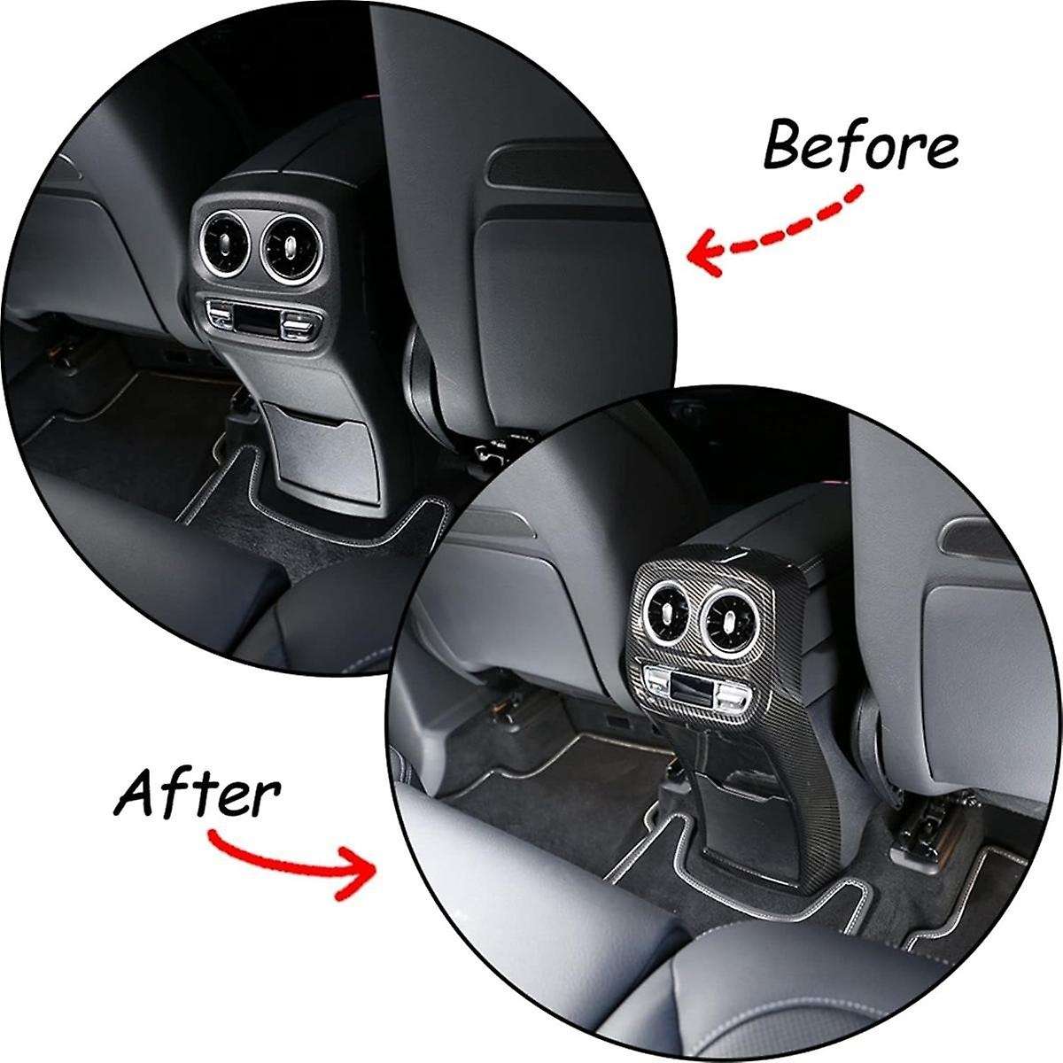 Carbon Fiber for G Class W461 W463 W464 2019-2022 Rear Air Vent Frame Cover Trim Interior Accessori