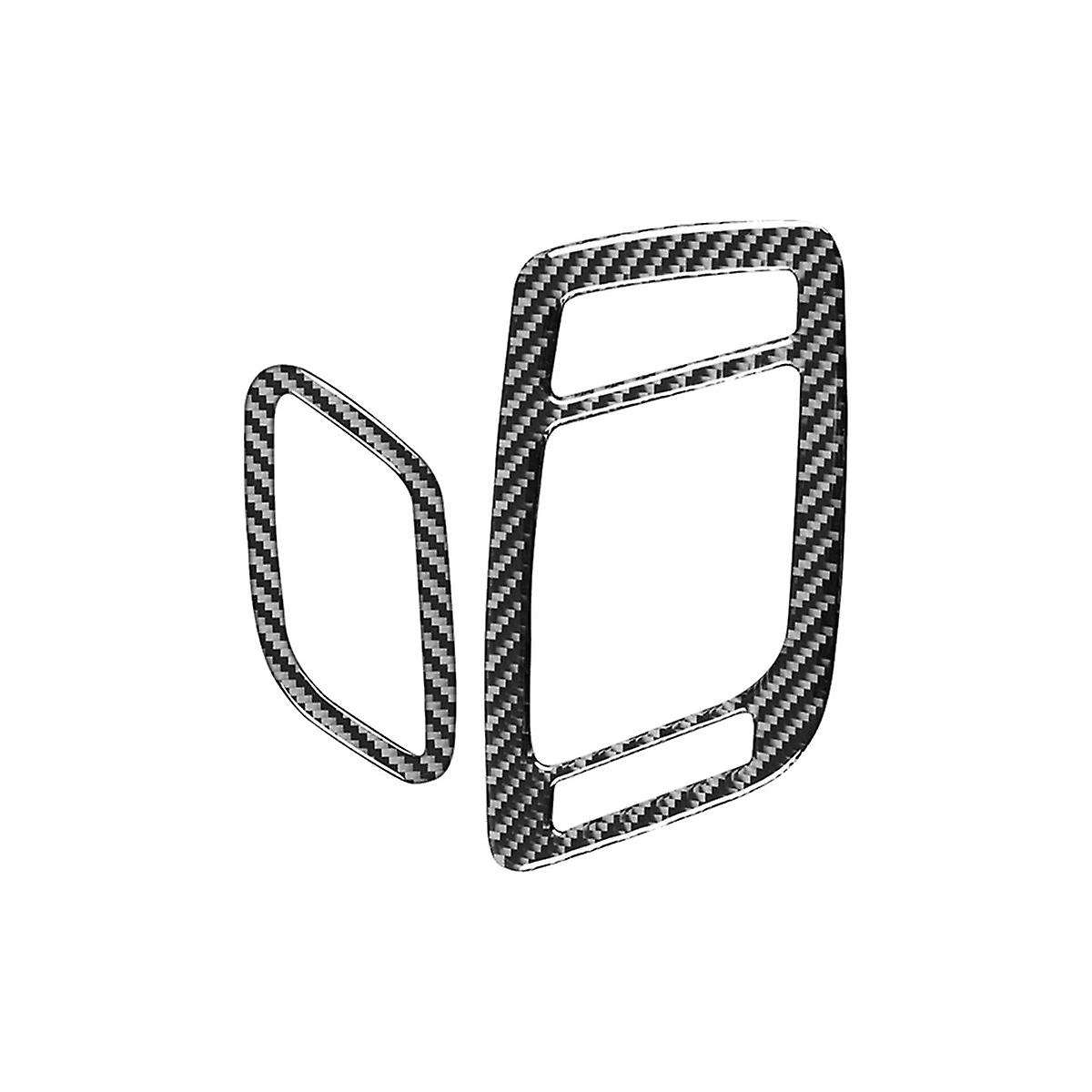 Carbon Fiber for K5 2011-2015 LHD Dashboard Side Air Outlet Vent Frame Cover Trim Interior Accessor