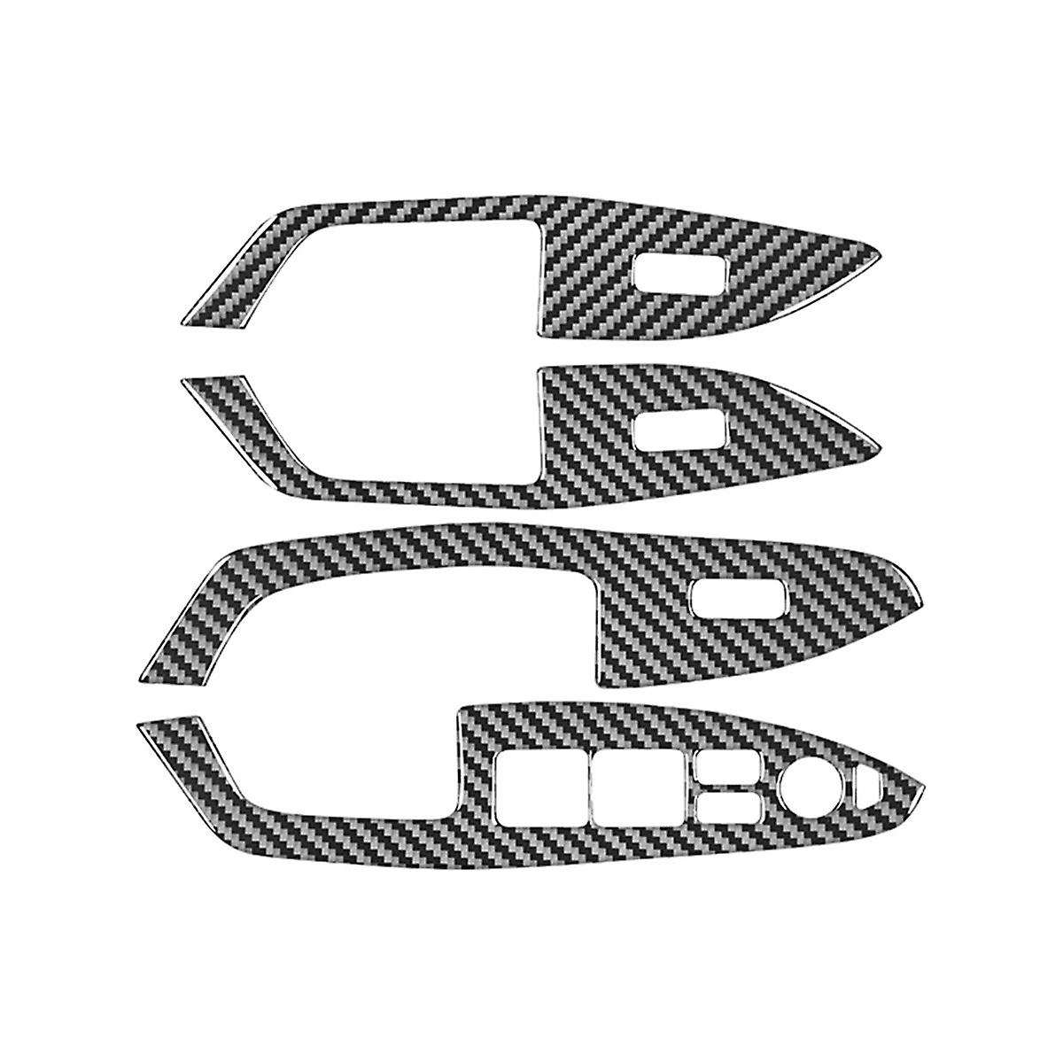 Carbon Fiber for K5 2011-2015 LHD Window Lift Switch Panel Cover Trim Interior Accessories,B