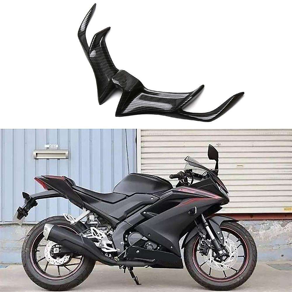 Carbon Fiber Front Fairing Aerodynamic Winglets Lower Cover Protection Guard for Yzf-r15 V3.0 2017