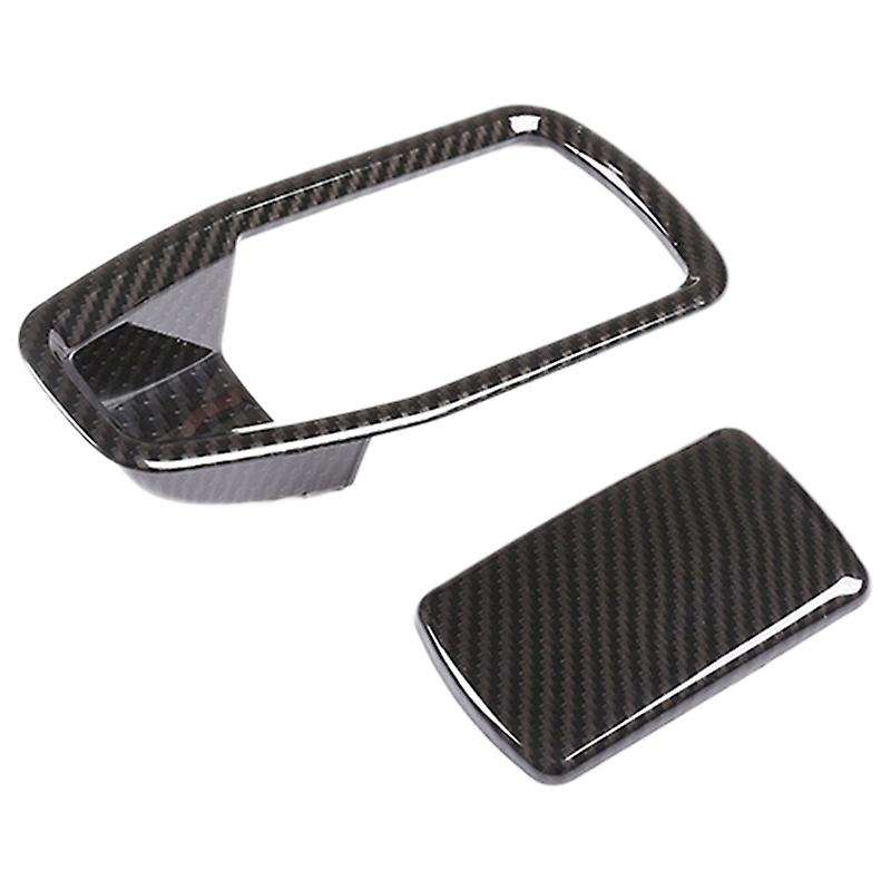 Carbon Fiber Glove Box Handle Decoration Button Cover Stickers for 3 Series G20 G28 Interior Accesso