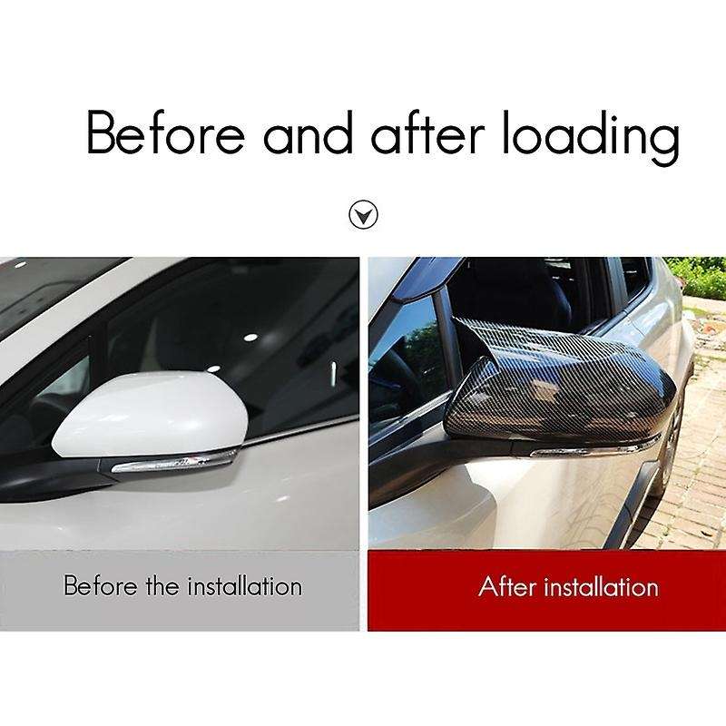 Carbon Fiber Rear View Mirror Case Cover Side Wing Mirror Shell for 2018+ for 2019 C- 2016-2018+