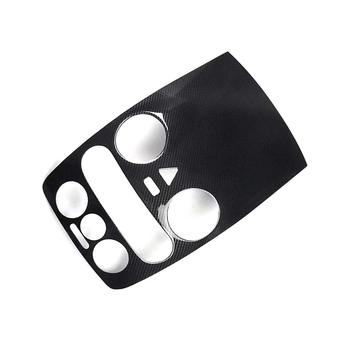 Carbon Fiber Style Car Center Console Dashboard Panel Cover Trim Fit for New 2003- 2010