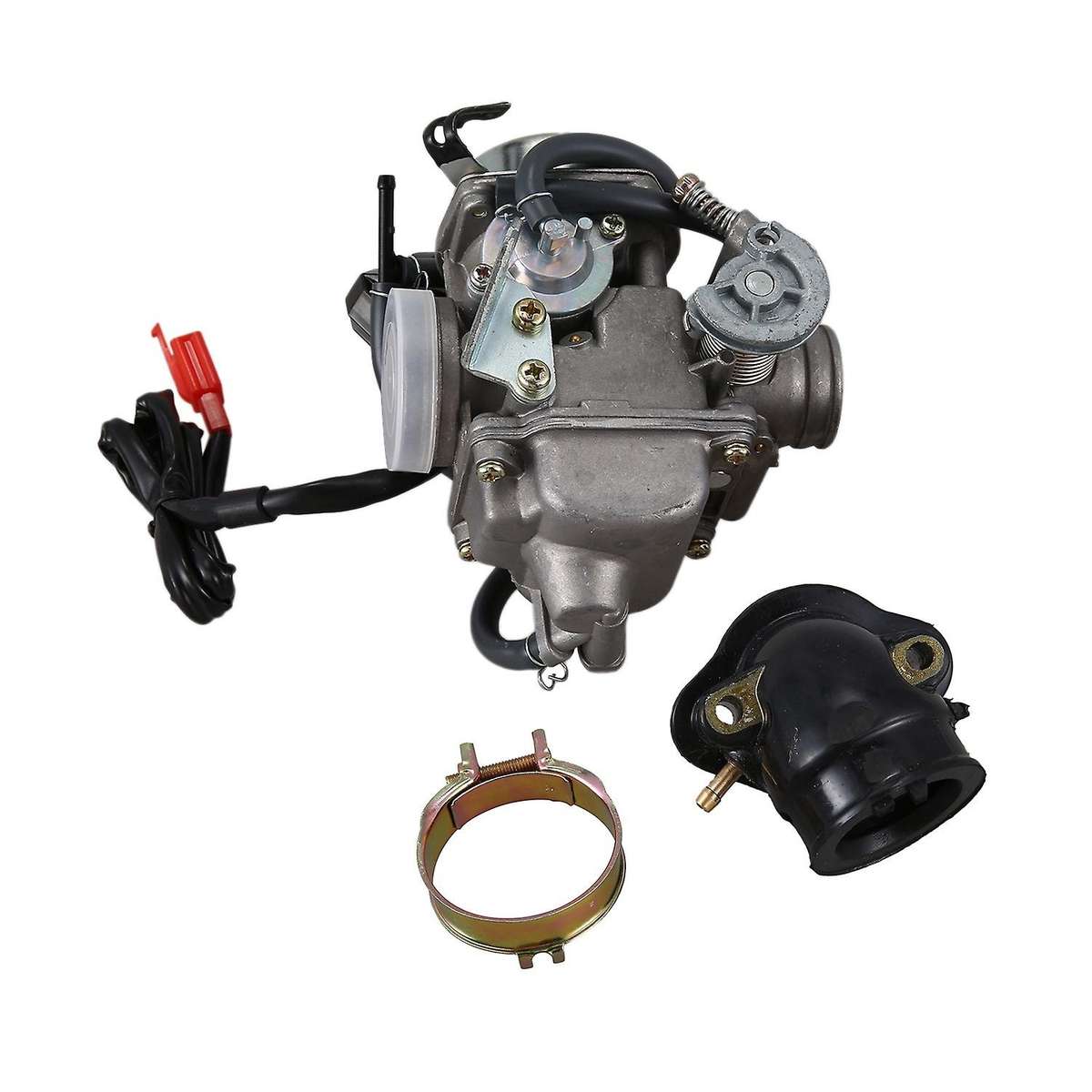 Carburetor with Intake Manifold for GY6 150CC ATV Gokart Roketa Sunl JCL Quad Kazuma