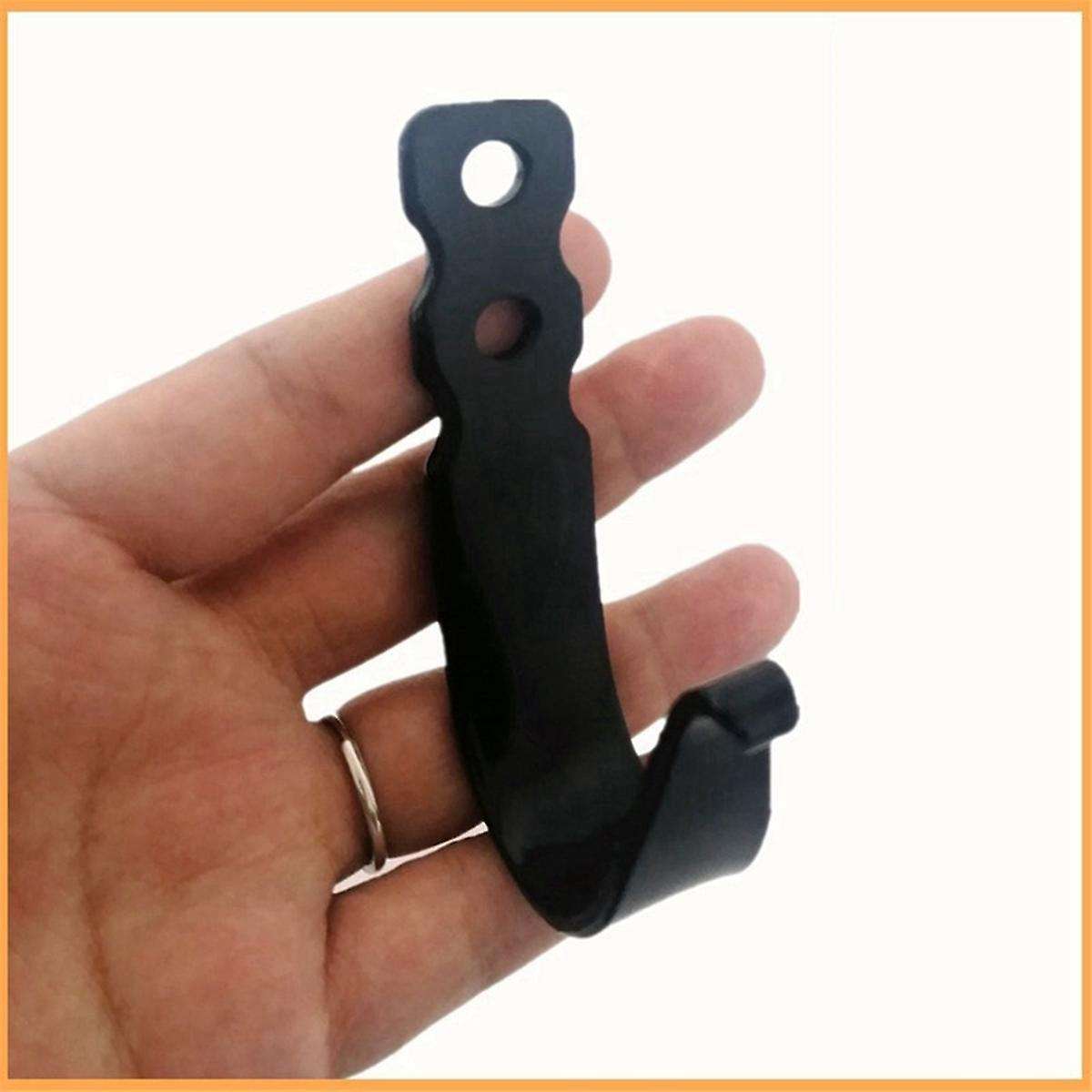 Cast Iron Wall Hooks (5 Pack) Wall Mounted Farmhouse Decorative for Behind the Door Coats, Bags or P