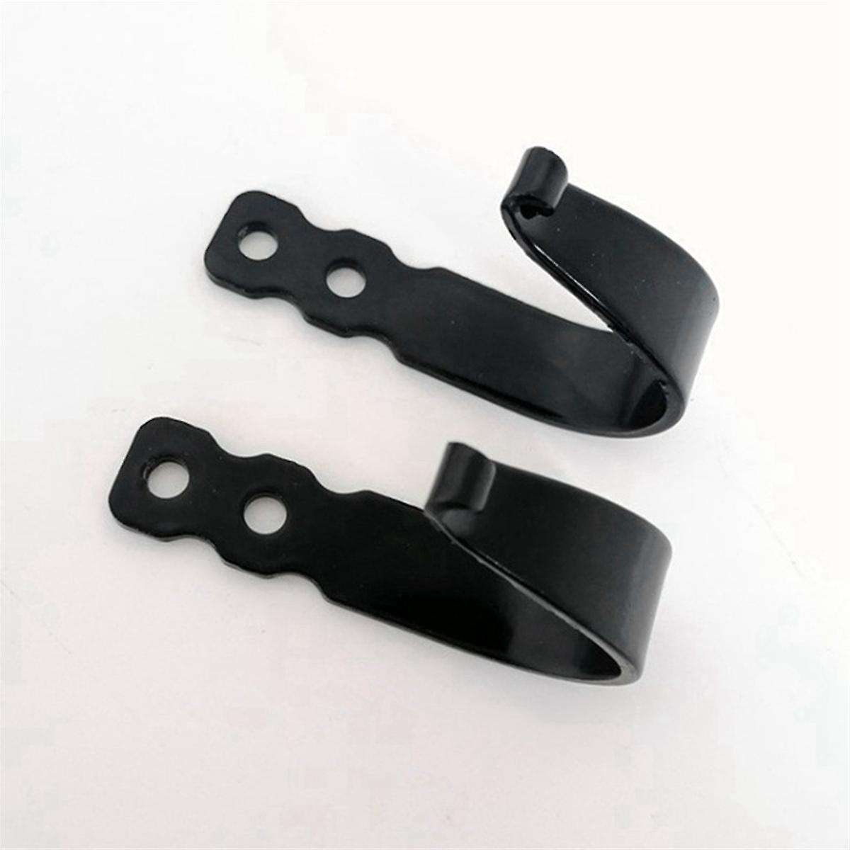 Cast Iron Wall Hooks (5 Pack) Wall Mounted Farmhouse Decorative for Behind the Door Coats, Bags or P