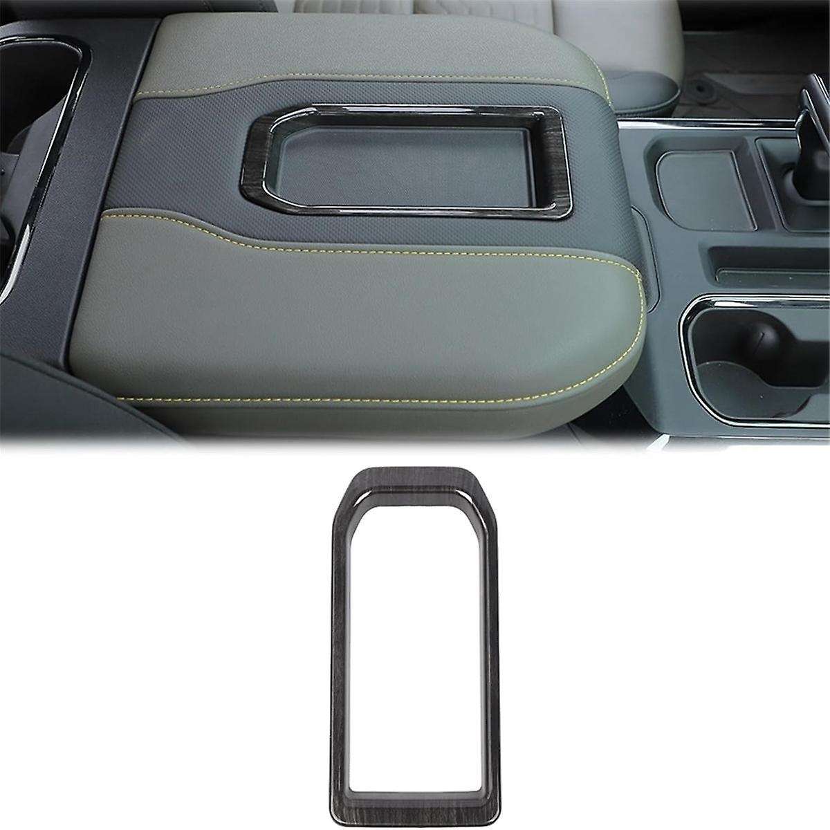 Center Console Armrest Box Slot Trim Cover for , Grain